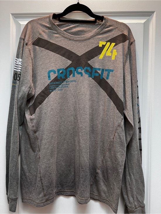 Reebok Other - Reebok CrossFit Long Sleeve Shirt – Size XL – Gray – "RCF074" Santa Cruz Graphic